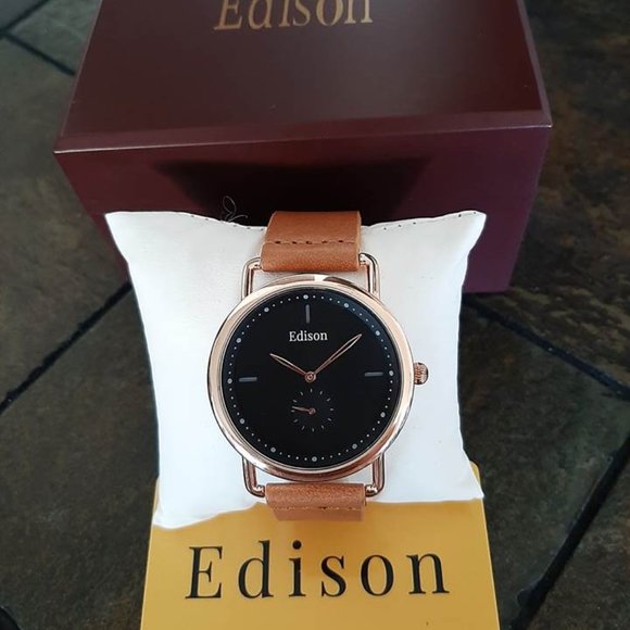 Edison Women's Classic Sub Dial Watch